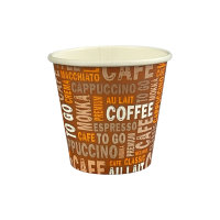 50 Premium Kaffeebecher 100ml Mokka