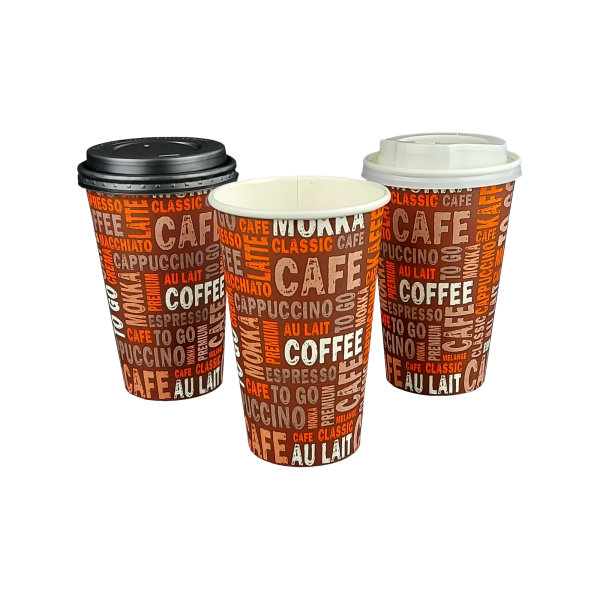 50 Premium Kaffeebecher 400ml