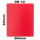GN 1/2 Schneidebrett in der Farbe Rot 325x265mm
